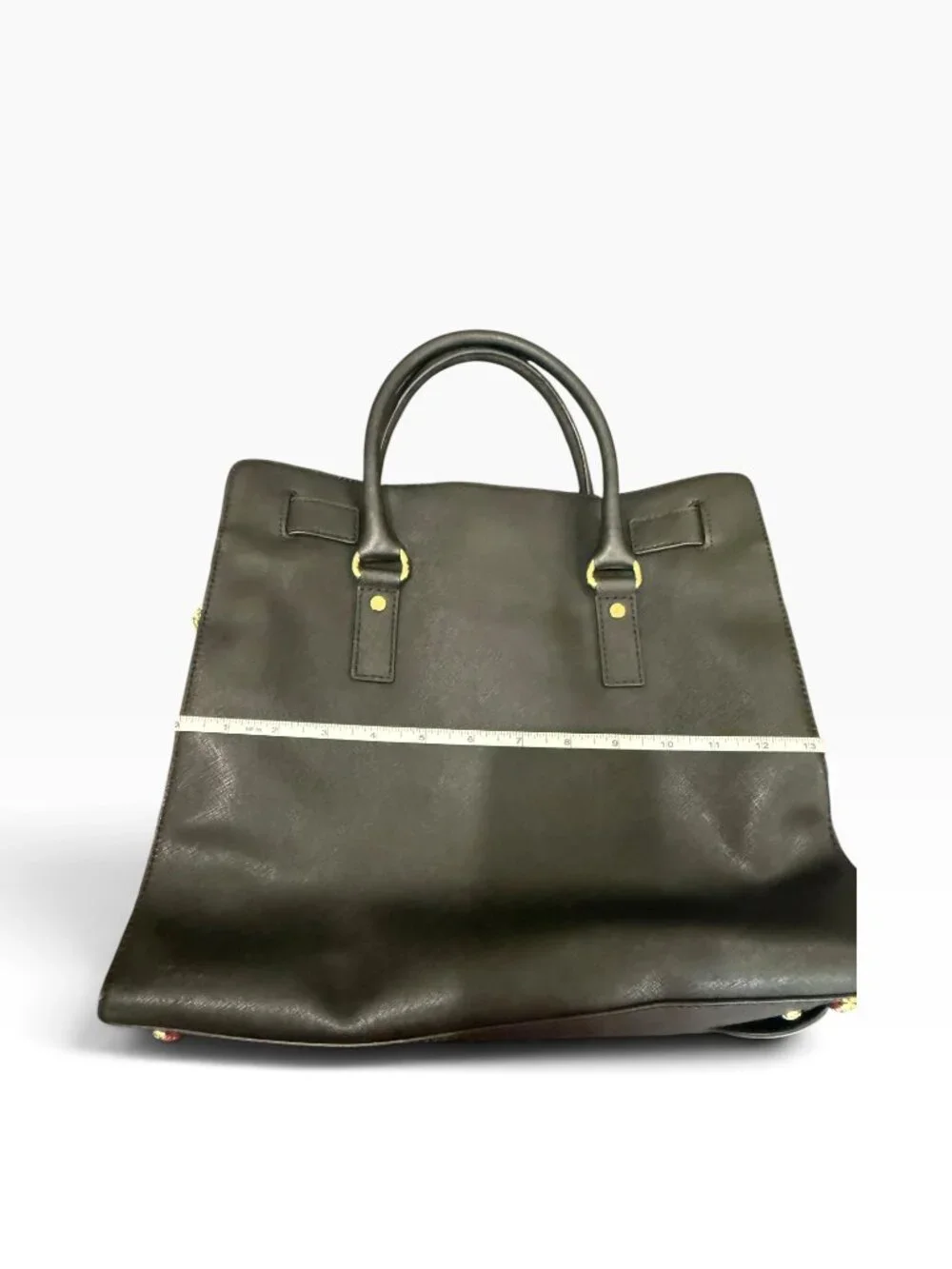 MICHAEL Michael Kors Hamilton Saffiano Leather Tote in black